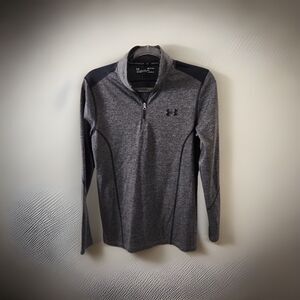 Under Armour Men’s Lined Long Sleeve Cold Gear Pullover Size Fitted Sz L